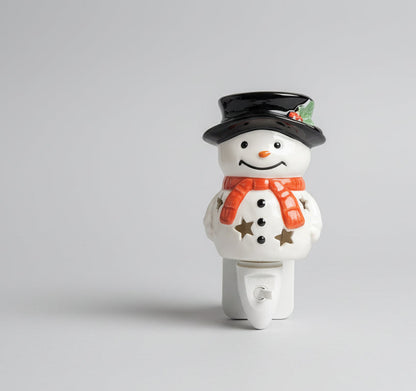 Christmas oil burner and wax melt warmer - Santa or Snowman