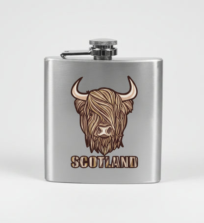 Scotland / Highland Cow Hipflask