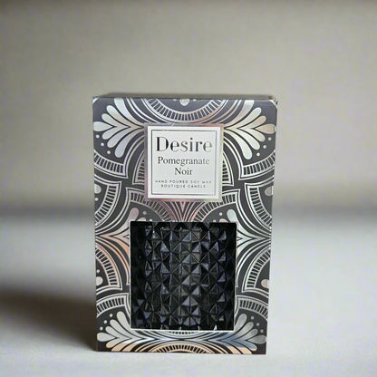 Hand Poured Soy Wax Boutique Candle - Black Pom Pom