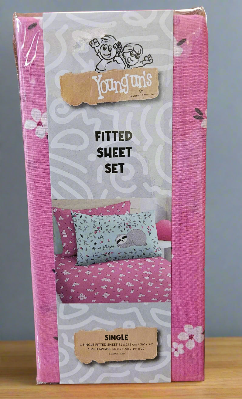 Kids Fitted Sheet Sets - Single