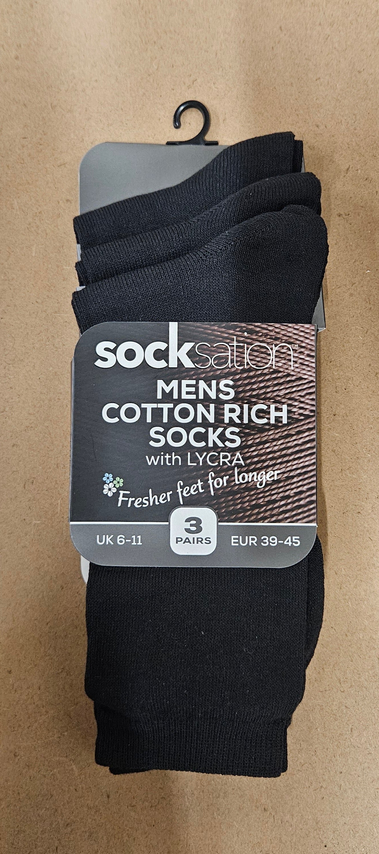 3PK Mens Suit Socks