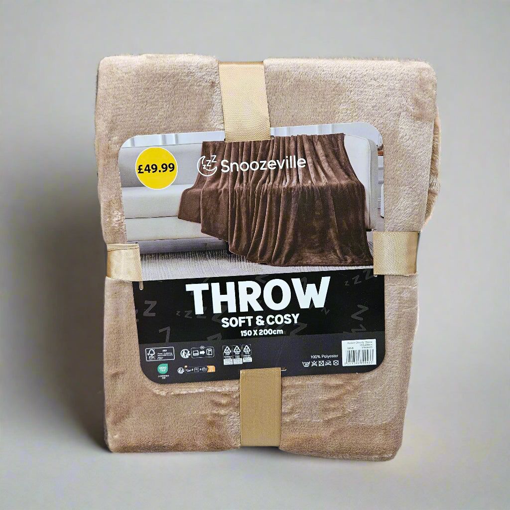 Cloudy Flannel Throw 150 x 200cm