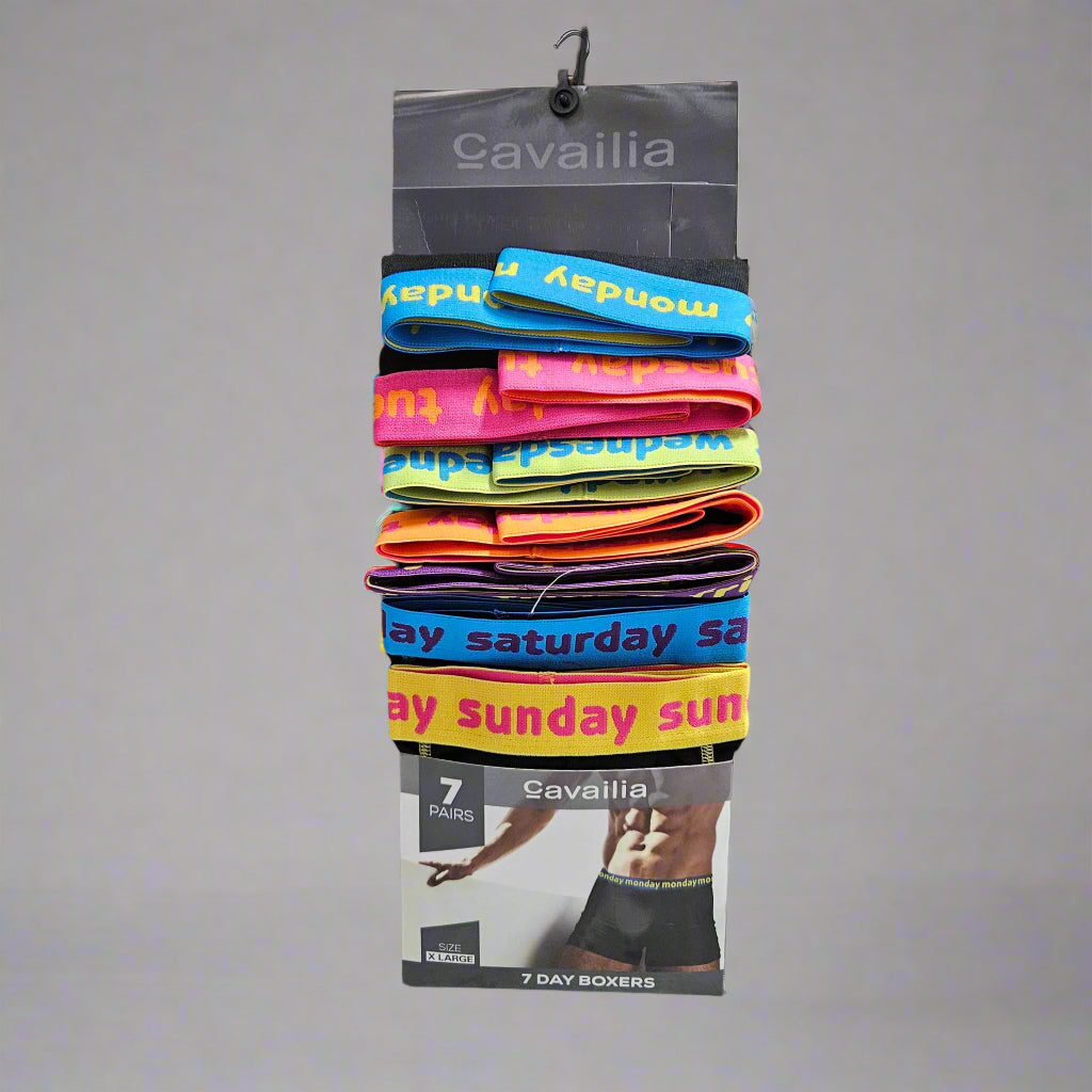 7PK "WEEKDAYS" Classic Boxer Shorts
